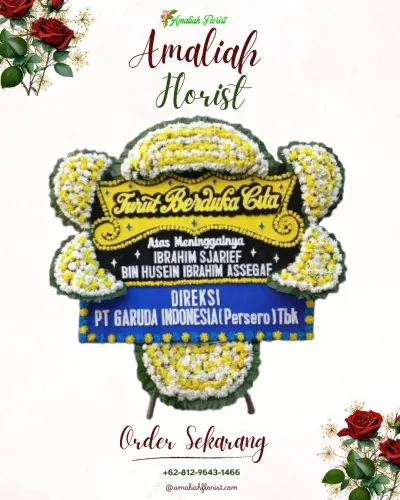 Papan Bunga Duka di Banyurojo