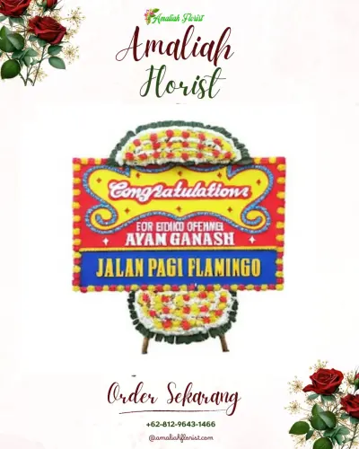 Bunga Papan Congratulation di Banyurojo
